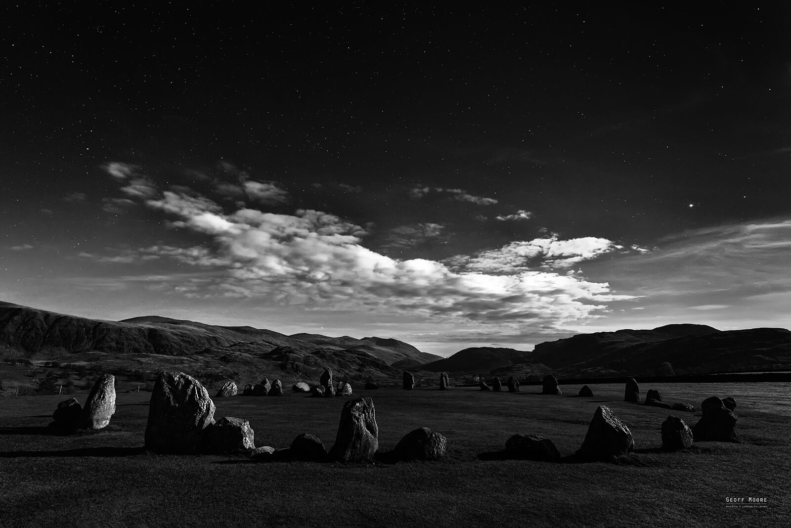 Castlerigg Stone Circle by Moonlight