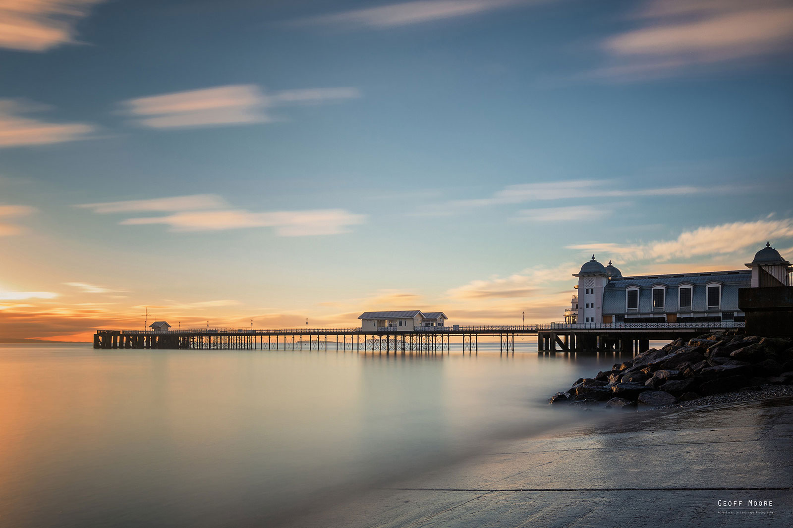 Penarth Pier At Sunrise Penarth Pier At Sunrise