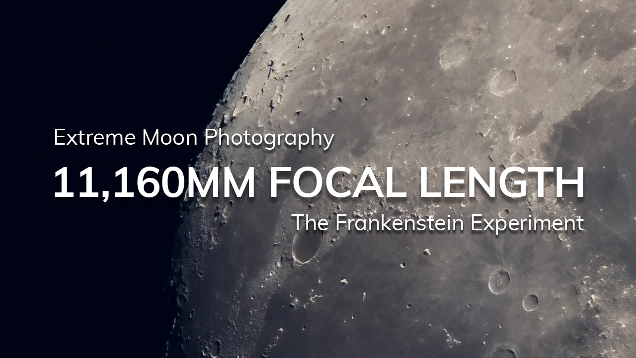 Photographing Moon with a Tiny Camera!