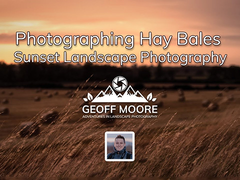 Summer Hay Bale Photography